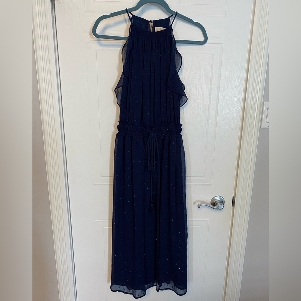 Beautiful navy blue Michael Kors dress.